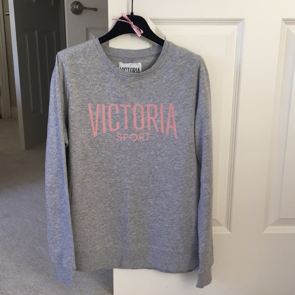 Victoria’s Secret Victoria Sport Gray Logo Sweatshirt sz.S